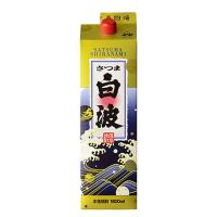 芋焼酎 25度 さつま白波 芋パック 1800ml 1.8L 1本 | 逸酒創伝