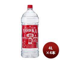 【5/15は逸酒創伝の日！5%OFFクーポン有！】合同 ウォッカ チューハイ用 VODKA 40% 4L 4000ml 4本 1ケース のし・ギフト・サンプル各種対応不可 | 逸酒創伝