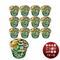 東洋水産 ごつ盛り コク豚骨ラーメン カップ 115g×12 | 逸酒創伝