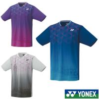 《送料無料》2024年5月中旬発売　YONEX　ユニセックス　ゲームシャツ　10607　ヨネックス　テニス　バドミントン　ウェア | テニスラケットショップのIS
