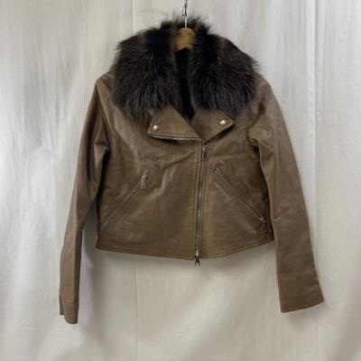 MUSHER / シープ レザー ダブル ライダース ジャケット | M| 美品 マーシャー シープ 羊皮 シングル ダブルライダース