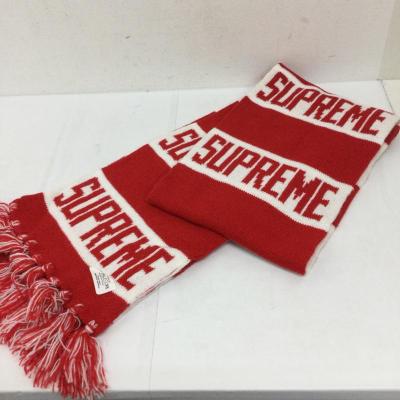 新品　supreme マフラー　ネイビー WEB限定/OUTLET】カシミヤブレンドマフラー/ネイビー×チェック