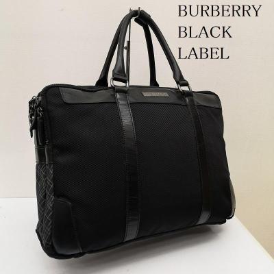 美品　BURBERRY BLACK LABEL ボストンバッグ　デカロゴ 2025年最新】BURBERRY BLACK LABEL ボストンバッグの人気