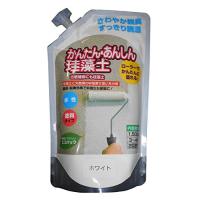 フジワラ化学 内装調湿性仕上塗材 かんたんあんしん珪藻土 ホワイト 1.5kg | イストワール1230