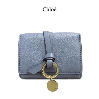 クロエ　Chloe 　三つ折り　財布（小銭入れ付き）　ブルー Chloe レディース三つ折財布｜財布｜ファッション おすすめ人気