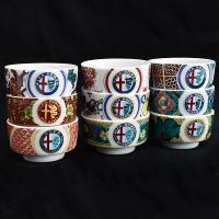 アルファロメオ純正歴代エンブレム九谷焼ぐいのみ(各種)　26249