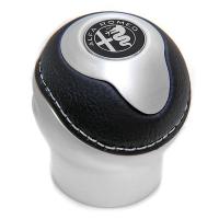 アルファロメオ（ALFA ROMEO） BLACK社製アルミ&レザーシフトノブ