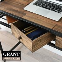GRANT 収納ボックス（小） GRBX-2710 収納 木箱 アンティーク風 ウッドボックス ボックス 木製 木の箱 DIY | IT-com