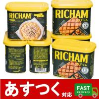 （東遠 リチャム 340g×6缶 Dongwon Richam）おむすび チャンプル ヘルシー おいしい 豚肉100％ ハム缶 食品 料理 おつまみ 缶詰 コストコ 31629 | アイテンプ