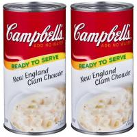（1.36kg×2缶 キャンベル クラムチャウダー）ニューイングランド スープ クリーム 海鮮 ホワイトソース レトルト 大容量 業務用 缶詰 ストレートタイプ 30804 | アイテンプ