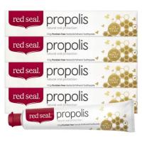 （4個セット red seal レッドシール プロポリス配合歯みがき 160g×4本）propolis 虫歯 口臭 予防 ミツバチ 歯磨き 粉 セット コストコ 591631 | アイテンプ