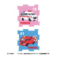 TOM54 「トミカ」 パズルワッペン（2個付き）  救急車・消防車シールアイロン両用タイプ | shopooo by GMO