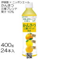 【24本】伊藤園 かんきつ三種ブレンド 400g×24本 / 1箱 PET ペット 国産 柑橘 JA全農 温州みかん 河内晩柑 八朔 ニッポンエール | 伊藤商店YH店