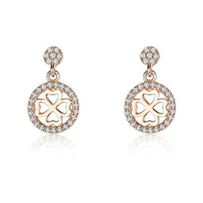 クローバーピアス 四つ葉（SWAROVSKI／ファッション）のおすすめ人気