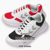 ヒュンメル hummel  スニーカー レディース メンズ カジュアル シューズ 靴 ローカット HANDEWITT  HM206731 9124 9134  黒 白 赤 | アイビーCASUAL