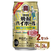 チューハイ 宝酒造 タカラ 焼酎ハイボール 強烈 塩レモンサイダー割り 350ml 2ケース(48本) | イズミックワールド