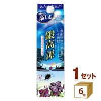 合同酒精 しそ焼酎 鍛高譚 たんたかたん 20% 紫蘇焼酎 パック 1.8L 1800ml 1ケース(6本) | イズミックワールド