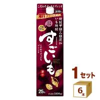 合同酒精 いも焼酎 すごいも 25% 芋焼酎 パック 1.8L 1800ml×6本 | イズミックワールド