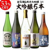 日本酒セット 大吟醸 日本酒 飲み比べ セット 720ml 5本 52％OFF 半額 ギフト 送料無料 清酒 贈り物 プレゼント 辛口  あすつく RSL