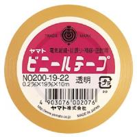 6個までネコポス対応可能　ヤマト　ビニールテープ　19mm×10m　透明　1巻　NO200-19-22 | リコロshop