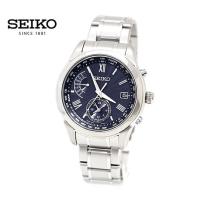 SEIKO BRIGHTZ セイコー ブライツ SAGA309 メンズ 腕時計 ソーラー電波　アナログ　チタン シルバー ブラック文字盤 | DECORbySEKINE