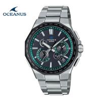 CASIO OCEANUS OCW-T6000A-1AJF　カシオ　オシアナス  Classic Line 腕時計 アナログ  ソーラー電波 チタン Bluetootｈ対応 シルバー ブラック文字盤 メンズ | DECORbySEKINE