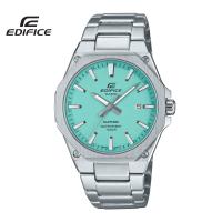 CASIO EDIFICE エディフィス EFR-S108DJ-2BJF カシオ 腕時計メンズ 男性用 3針 アナログ シルバー ターコイズ文字盤 | DECORbySEKINE