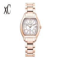 CITIZEN XC ES9354-69A シチズン クロスシー basic collection ベーシックコレクション 腕時計 レディース 女性用 電波時計 ソーラー チタン サクラピンク | DECORbySEKINE