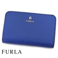 FURLA フルラ WP00314 AX0733 2579S CAMELIA カメリア コンパクトウォレット  小銭入れ付 二つ折り財布 ミディアム財布 ブルーコバルト BLUE COBALTO | DECORbySEKINE