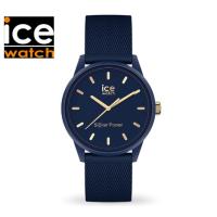 ice watch アイスウォッチ 018743 腕時計 ICE SOLAR POWER ネイビーゴールド  スモール ソーラー電池 レディース 正規品 | DECORbySEKINE