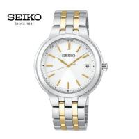 SEIKO セイコーセレクション SBTM285 メンズ 腕時計 ソーラー電波　アナログ　シルバー×ゴールド ホワイト文字盤 プレゼント ギフト | DECORbySEKINE