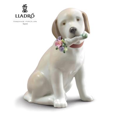リヤドロ 僕の親友 ラブラドール レトリバー 犬 置物 リヤドロ 僕の親友 フィギュア 人形 男の子 犬 LLADRO リアドロ