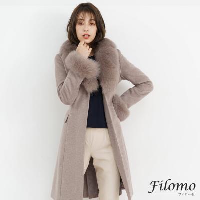ディオール フォックストリミングコート Leather-Reversible-Fur-Coat-