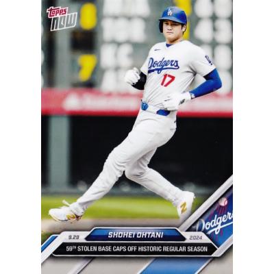 779【大谷翔平/ドジャース】2024 MLB TOPPS NOW [2024.9.29] シーズン