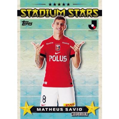 SS2 【マテウスサヴィオ/浦和レッズ】2025 Topps Jリーグ フラッグ