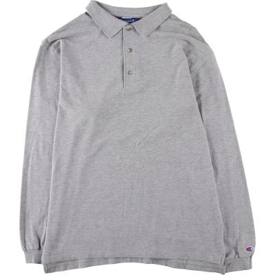 Champion ゴルフ 長袖ポロシャツ XL グレー チャンピオン ポロシャツ 長袖のおすすめ人気商品一覧 通販