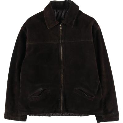 スエード ブルゾン イタリア（メンズ革ジャン、レザージャケット