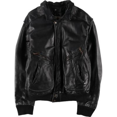古着 GIORGIO レザーフライトジャケット メンズL相当 /eaa510289  