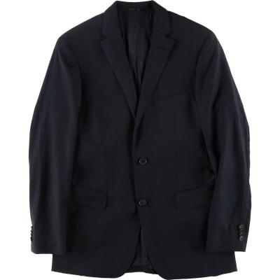 ヒューゴボス テーラードジャケット ベロア ブレザー 総裏 ブラック M相当 HUGO BOSS 良品 ヒューゴボス シングル テーラードジャケット