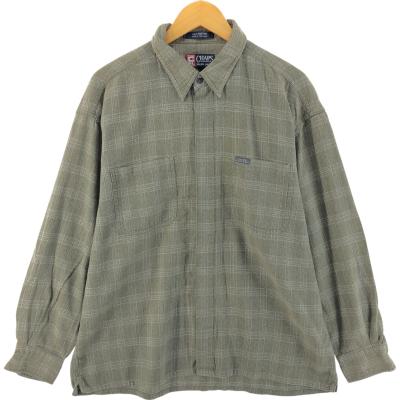ラルフローレン　CHAPS　チャップス　L ヘビネル　ネルシャツ　ヴィンテージ 00s CHAPS チャップスネルシャツラルフローレン長袖シャツビッグ