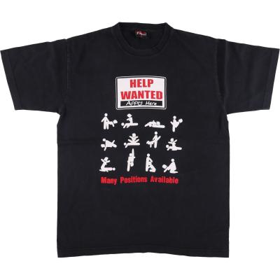 古着 エロ Tシャツ 古着 90s Canada製 ブタ 人気 48手 エロ Tシャツ L 古着【10off