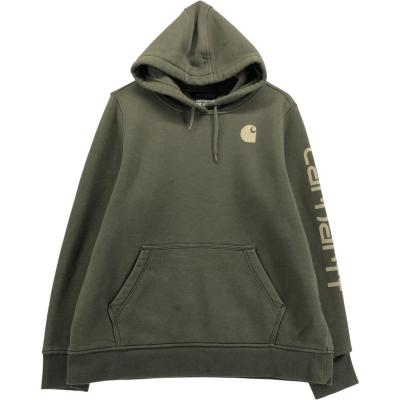 大人気　定番　カーハート　パーカー　カーキ　メンズM Carhartt メンズパーカー（色：カーキ系）｜トップス