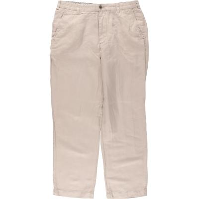 新品未使用　Brooks Brothers リネン100% パンツ　ベージュ リネン／コットン プレーンフロントパンツ Regular