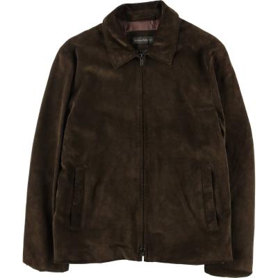 90s RGA イタリア製 スエードジャケット ブラウン XXL スエードジャケット レザージャケット vintage 90s