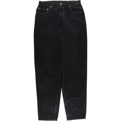 00s リーバイス 560 ルーズ テーパード ジーンズ W38L31 ブラック 美品 1997年製 USA製 リーバイス560 テーパード 後染めブラック