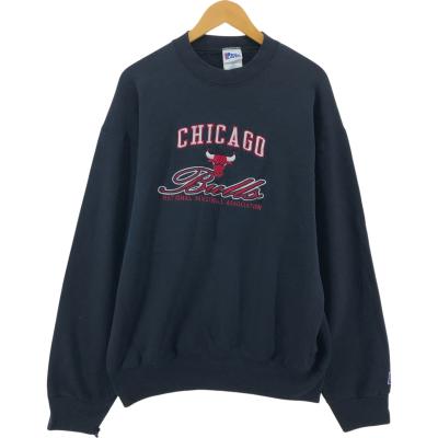 新品タグ付　NBA トレーナー　シカゴブルズ　スウェットBULLS ブラック刺繍 シカゴブルズ スウェットのおすすめ人気商品一覧 通販 - Yahoo