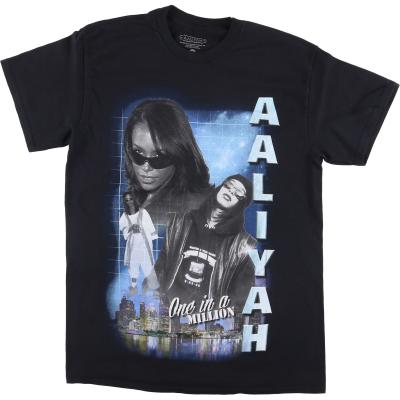 アリーヤ　1997　ワールドツアー　Tシャツ　黒　Mサイズ アリーヤ 1997 ワールドツアー Tシャツ 黒 Mサイズ （AALIYAH