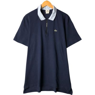 【希少】ラコステLACOSTE ポロシャツ（半袖）　ハーフジップ ハーフジップ 半袖（LACOSTE）のおすすめ人気商品一覧 通販