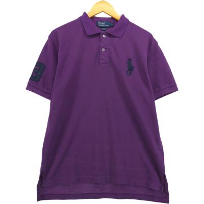 ポロラルフローレン 半袖ポロシャツ ビッグポニー ロンドン パープル M POLO RALPH LAUREN(ポロラルフローレン) / ビッグポニー/半袖