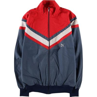 PUMA ウィンドブレーカー Lサイズ ブラック/レッド PUMA ウィンドブレーカー Lサイズ ブラック/レッド